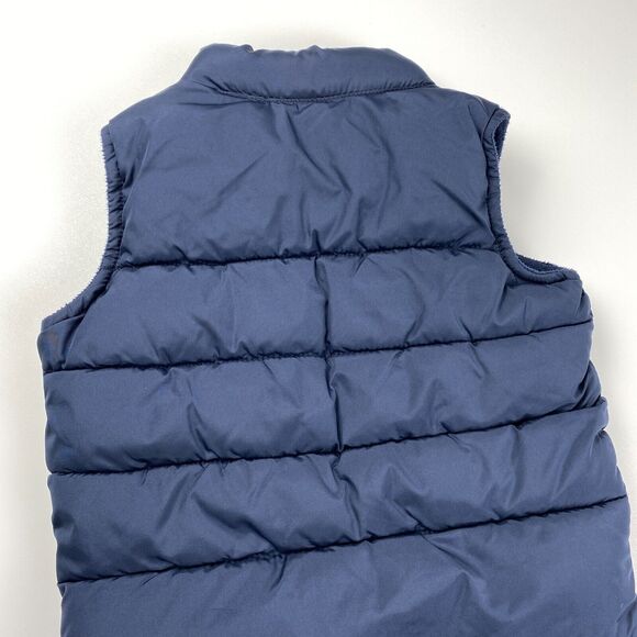 Old Navy Frost Free Unisex Baby's Puffer Vest Full Zip Blue Nautical Sz 18-24m - Picture 4 of 9